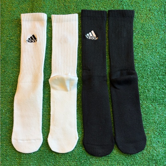 adidas Other - NEW ADIDAS FOOTBALL CREW SOCK
2 PAIR COMBO